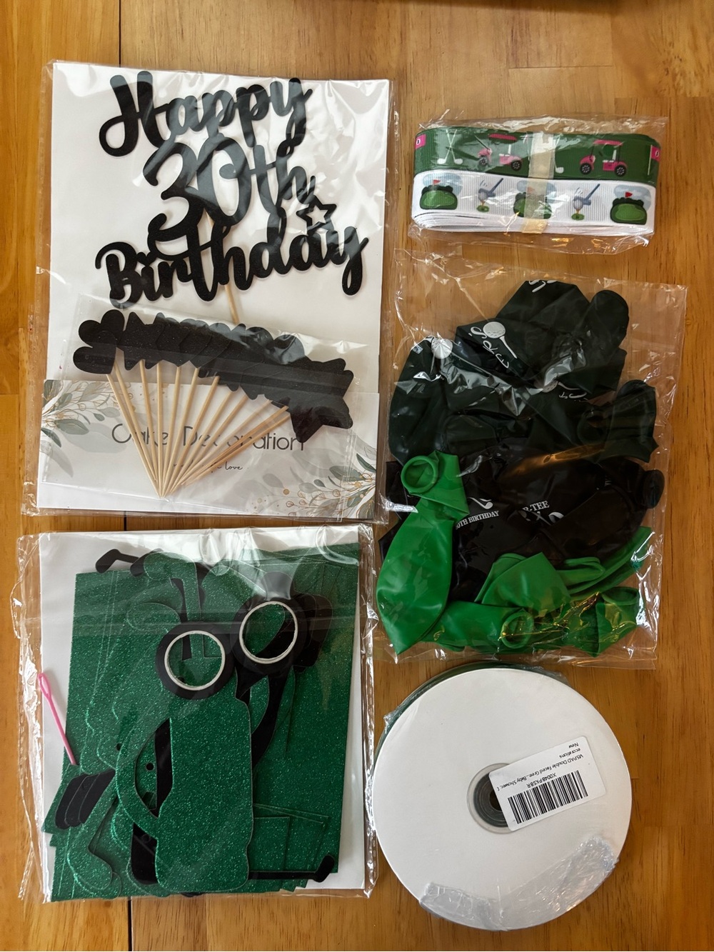 Golf (30th) Birthday Kit